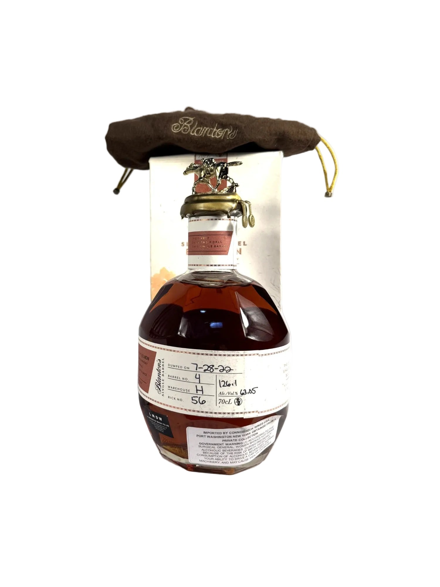 Blanton's Single Barrel 2022 | 126.1 Proof | France Edition – Sub