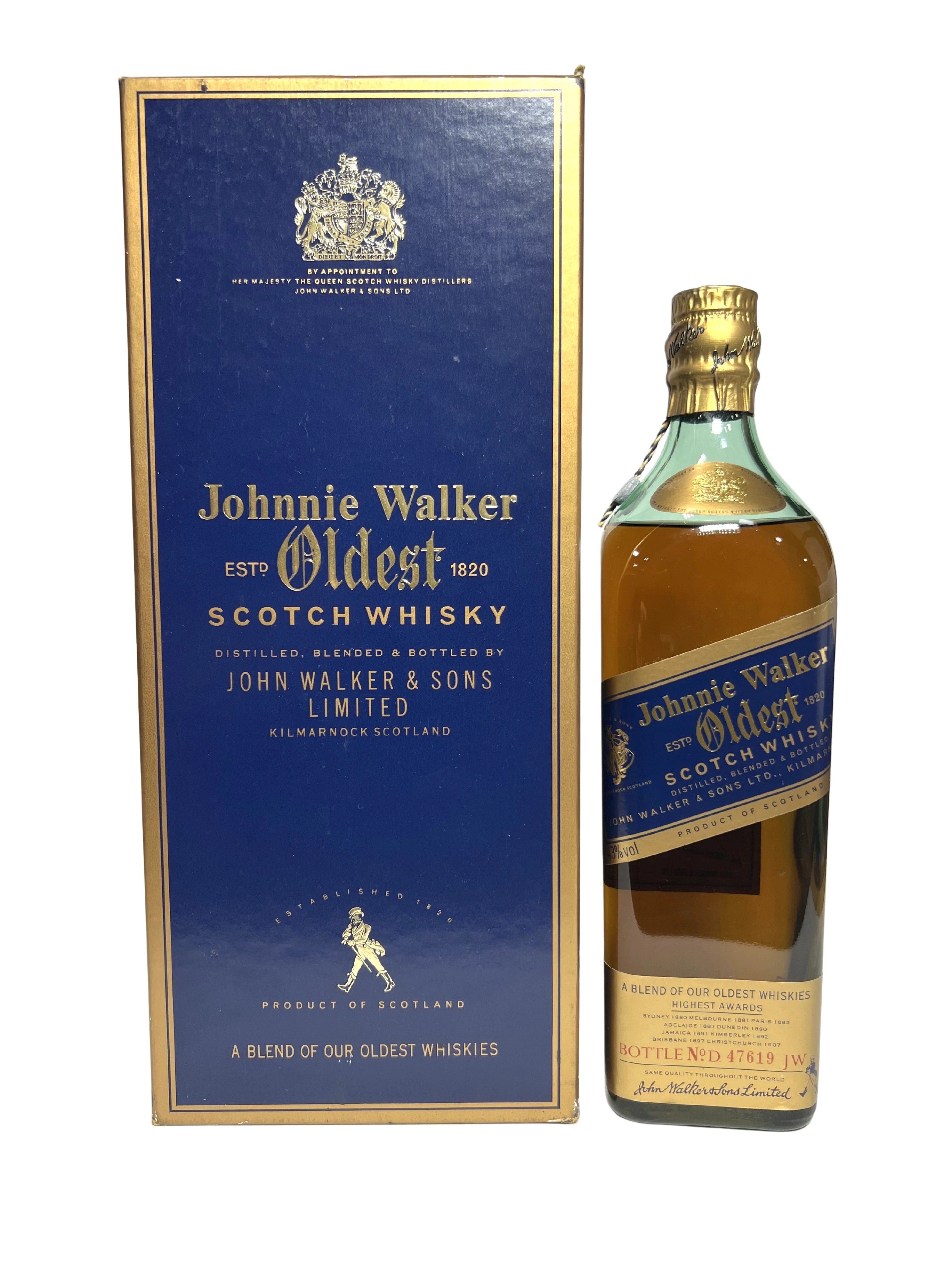 Johnnie Walker Oldest: Rare Scotch Whisky, ESTP 1820 – Sub Rosa