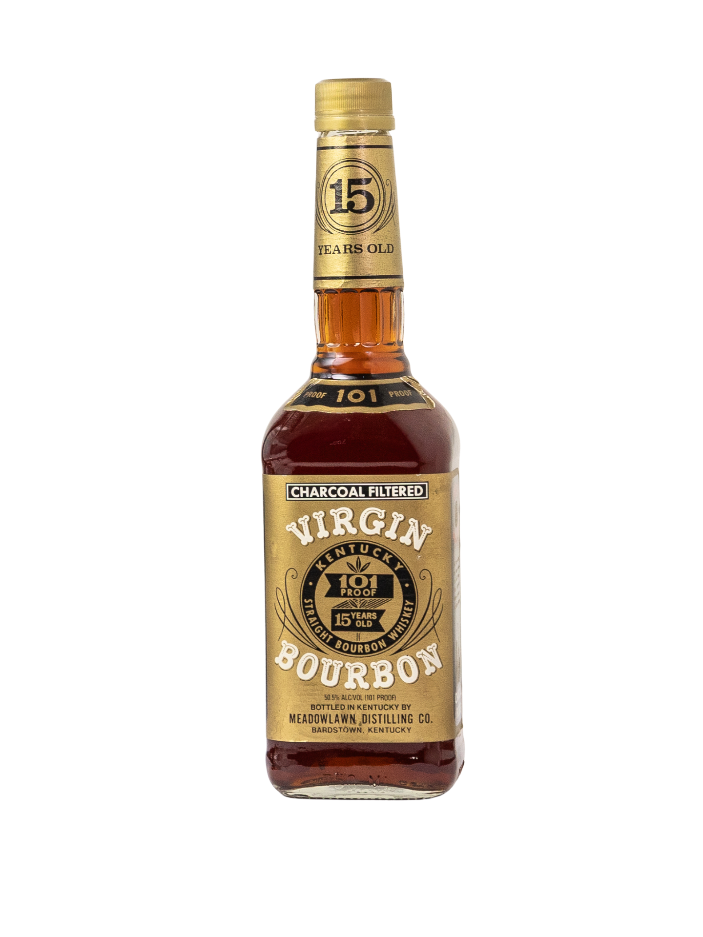 Virgin Bourbon 15 yr 101 Heaven Hill Pre-Fire 750ml circa 1992
