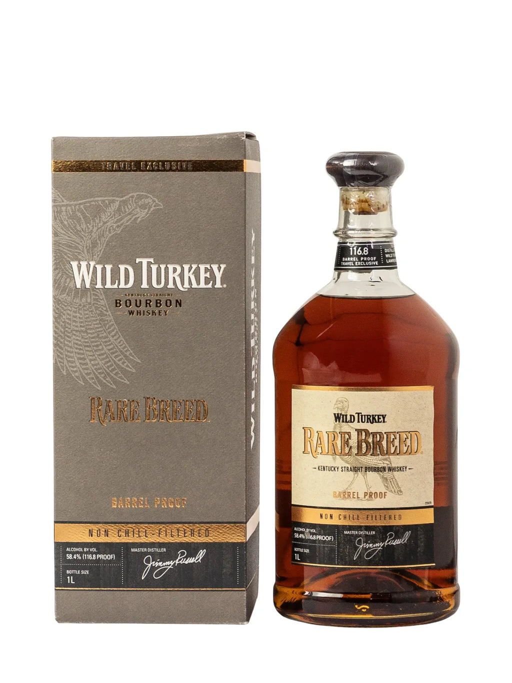 Wild Turkey Rare Breed Barrel Proof NCF Liter 116.8 Proof with Box