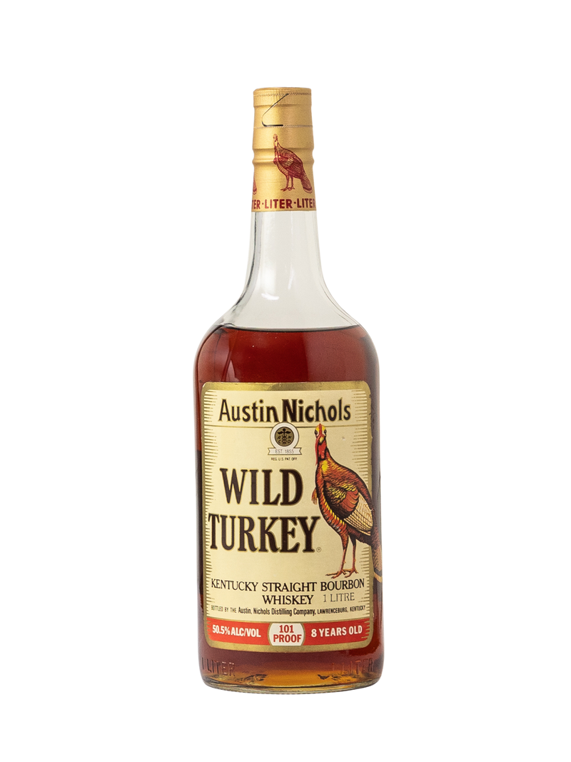 Wild Turkey 8/101 91 on glass Liter