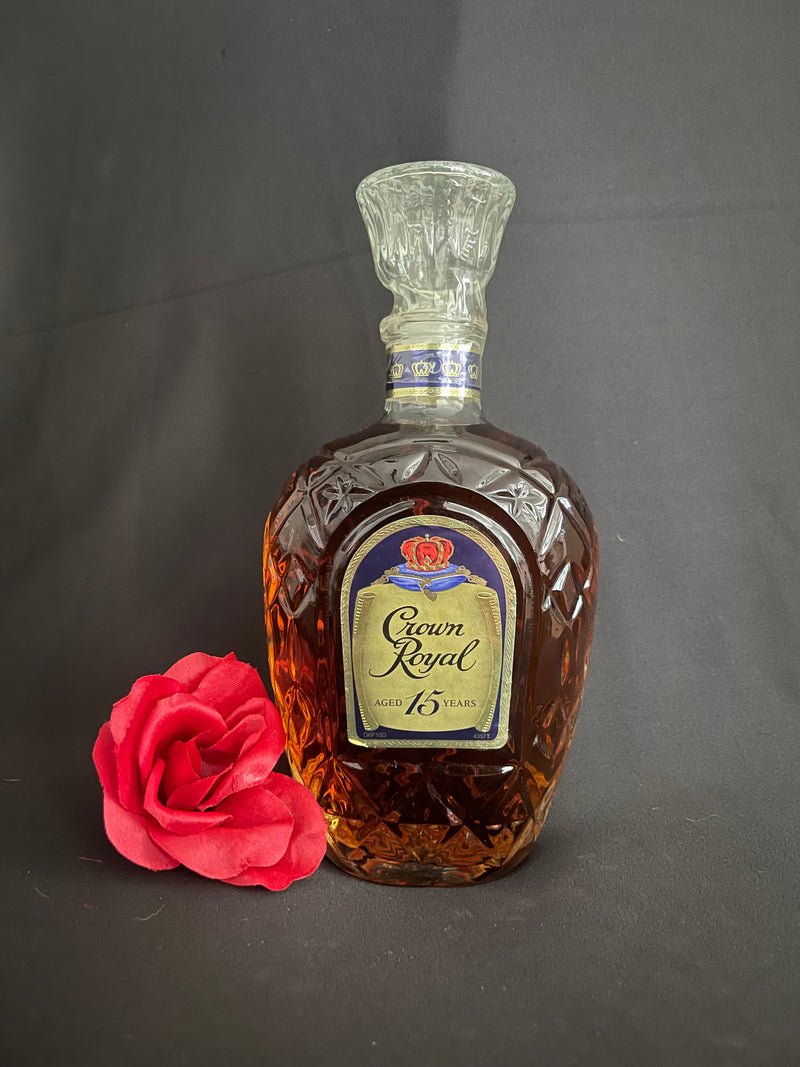 Crown Royal 15 Year Paper Label with box