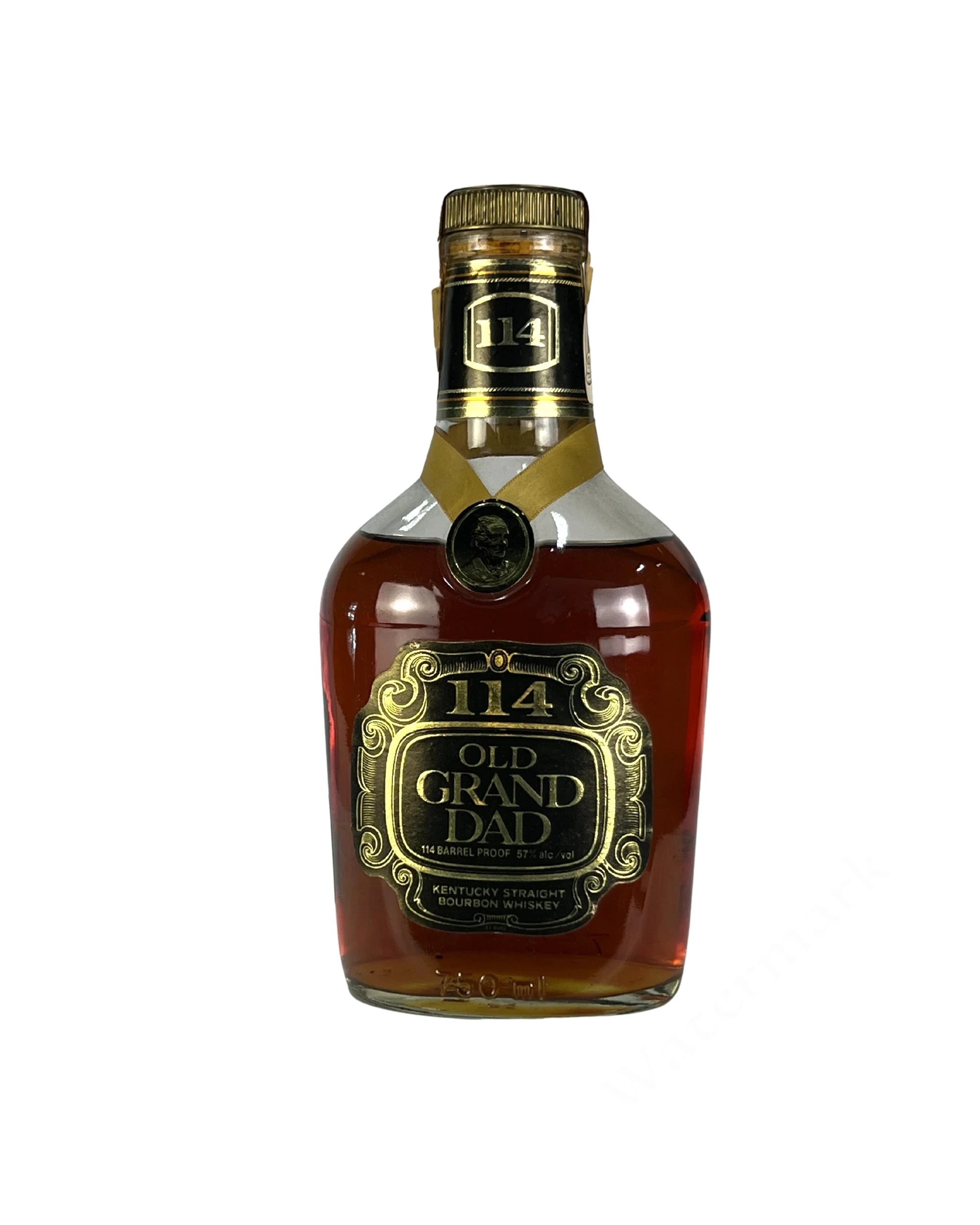 Old Grand Dad 114 (National Distillers) 1990, missing back label