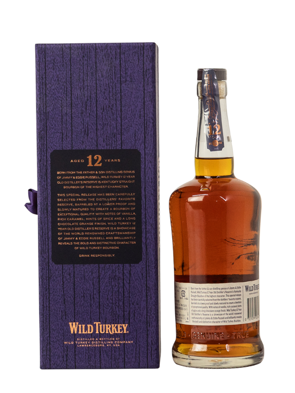 Wild Turkey 12 Year—DISCNTINUED!—101 proof for Japan with presentation box