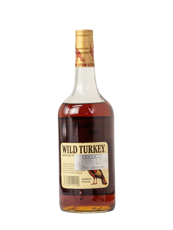 Wild Turkey 8/101 91 on glass Liter