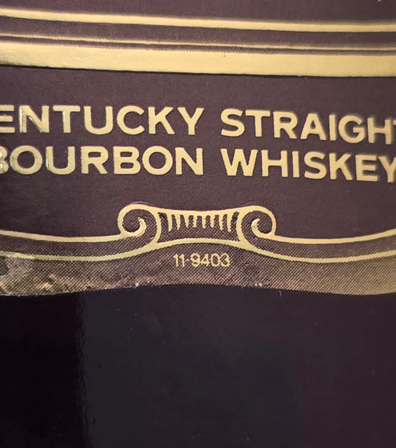 National DistillersOld Grand Dad 114 Proof Lot 18 with Box, 90 on glass