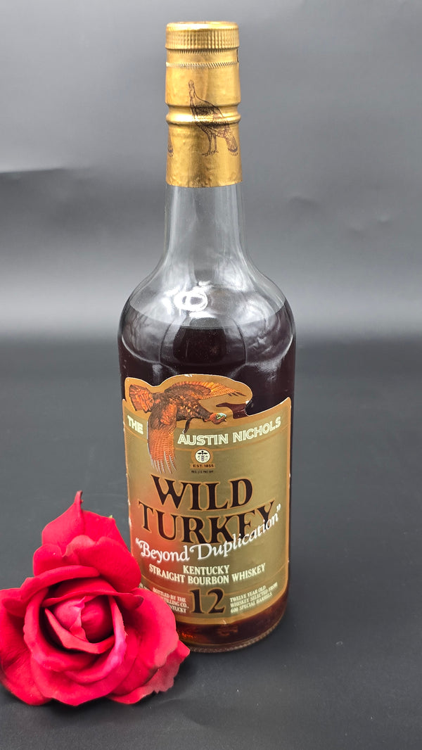 Wild Turkey 12-year Beyond Duplication, 90 on glass