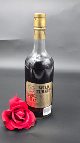 Wild Turkey 12-year "Cheesy Gold Foil" with tube, 88 on glass (second release)