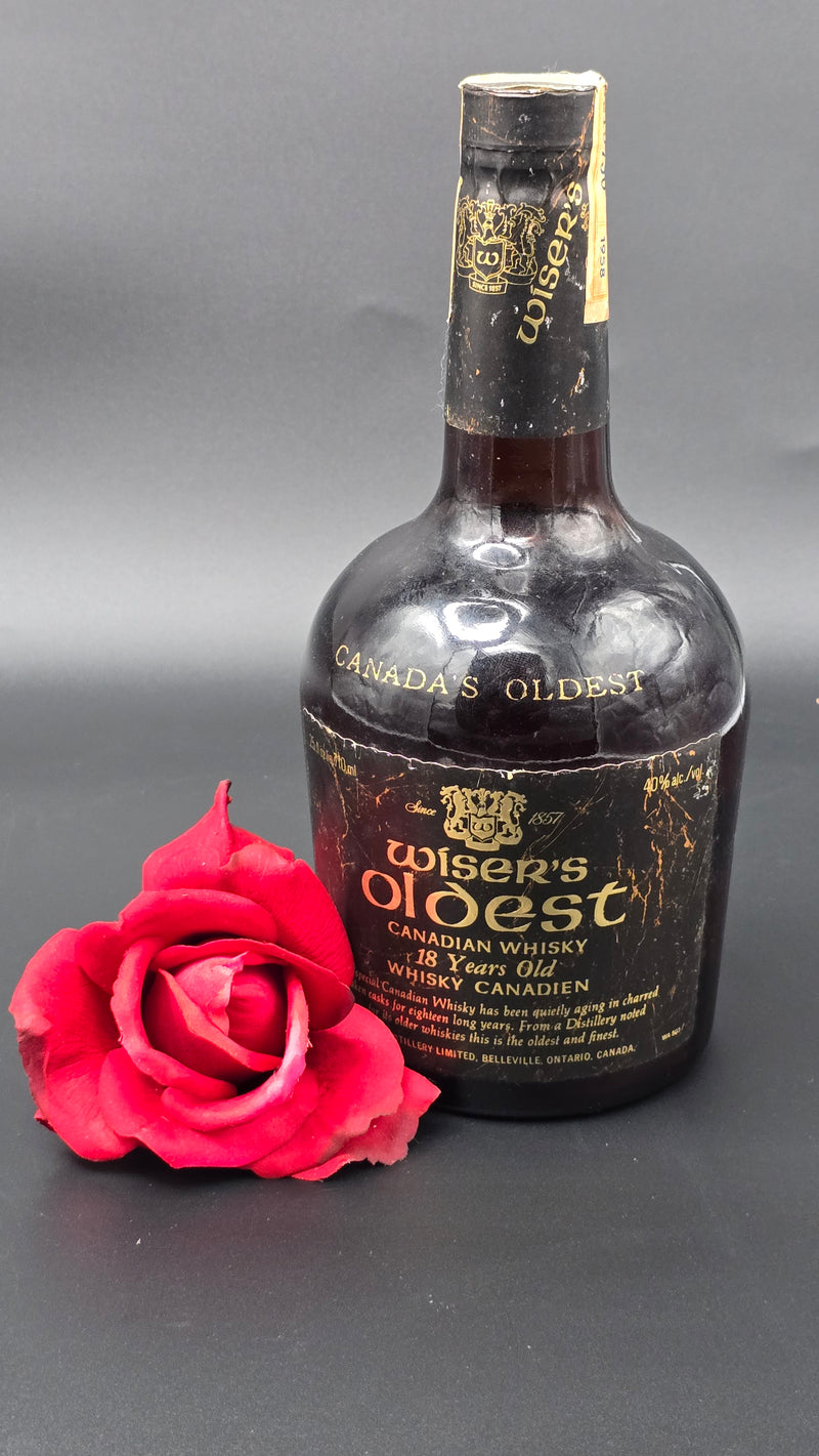 Wiser's Oldest Canadian Whisky 18 years Old 1958