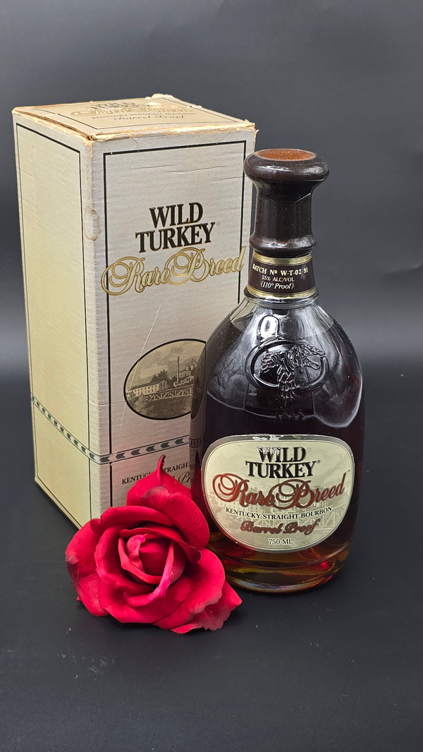 Wild Turkey Rare Breed batch 02-91 ( second release) with box, 110 proof 12/09/92