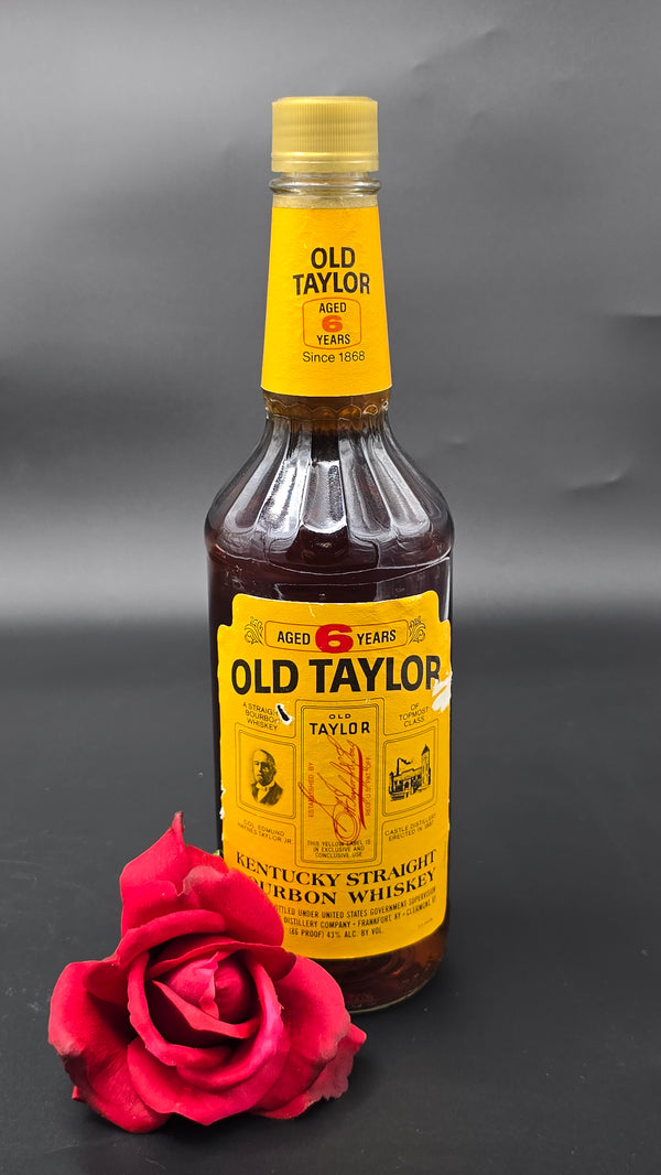 Old Taylor Aged 6 Years, 92 on glass (National Distillers)