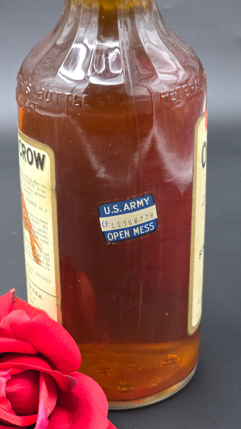 National Distillers Old Crow Bourbon 1969 quart