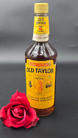 Old Taylor Aged 6 Years, 85 on glass (National Distillers)