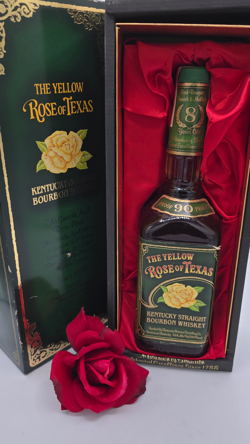 The Yellow Rose of Texas 8 Years Old 1990 (Heaven Hill Pre-fire) with box