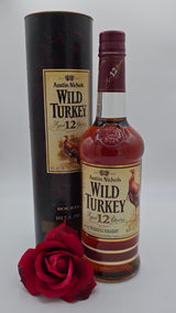 Wild Turkey Beyond 12 year Faux Split Label with tube 1999-2005 (foil scratched)