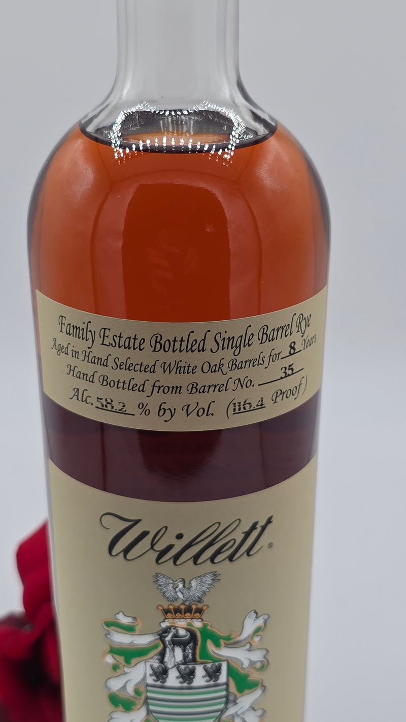 Willett Rye 8 years Barrel No. 35 116.4 Proof