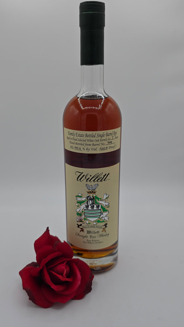 Willett Rye 7 year #619 'Single Barrel Willett Family Estate'