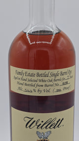 Willett Rye 7 year #678 'Single Barrel Willett Family Estate'