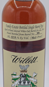 Willett 7Yr #161 'Single Barrel Willett Distillery'