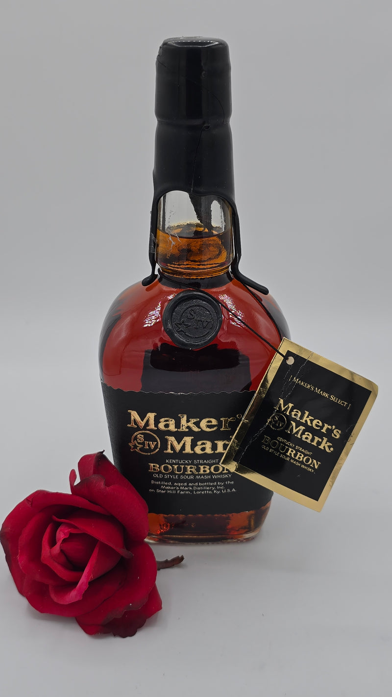 Maker's Mark Black Wax 1990's (slightly cracked wax)