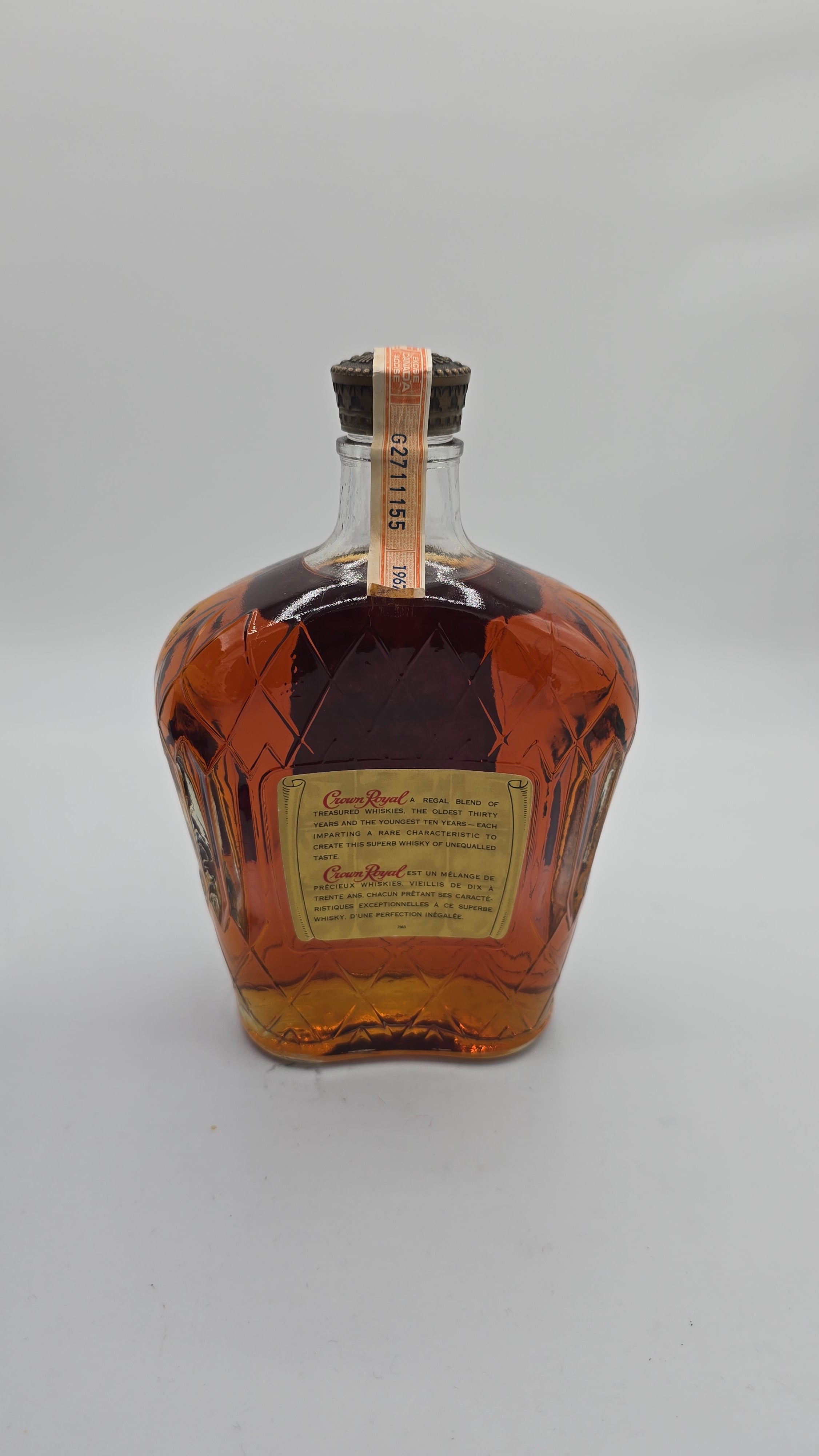 Crown Royal 1967 Seagrams (Waterloo) w/bag 710ML