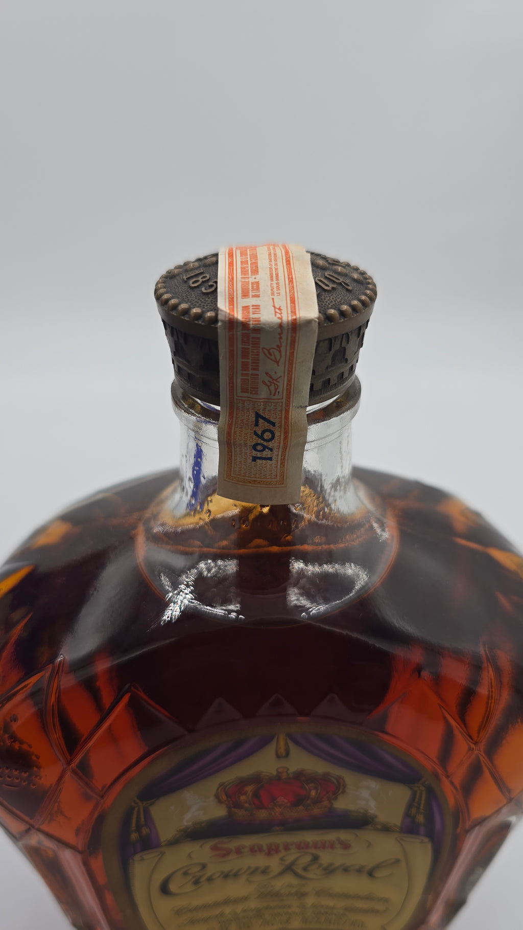 Crown Royal 1967 Seagrams (Waterloo) w/bag 710ML