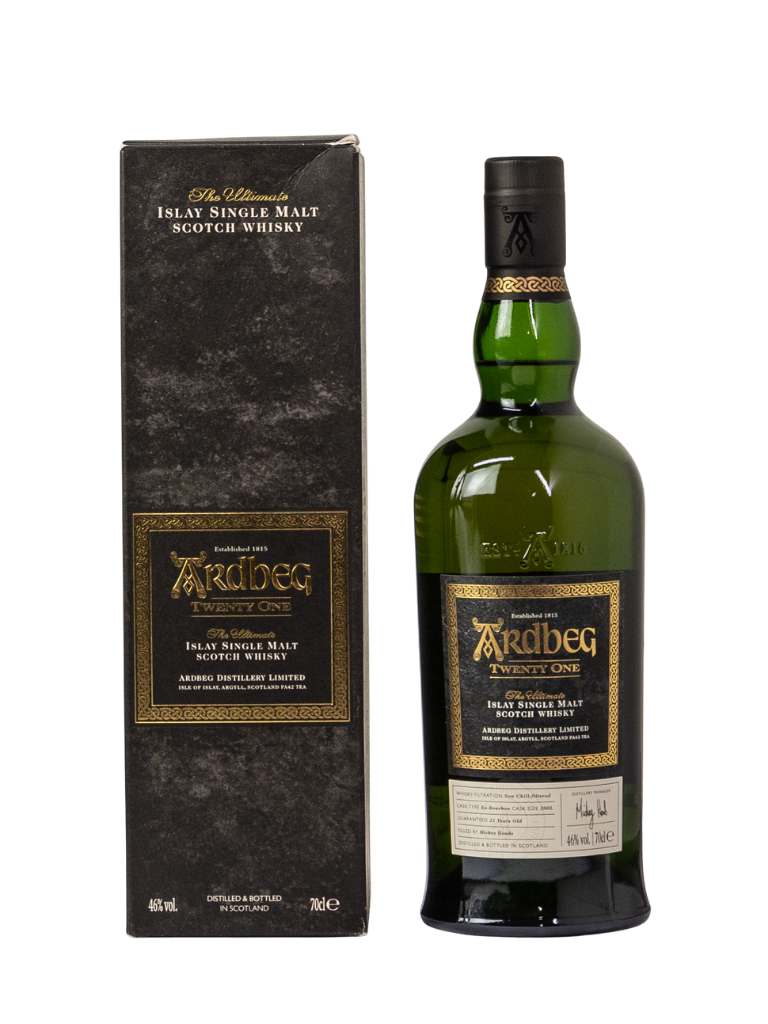 Ardbeg 21-year with box