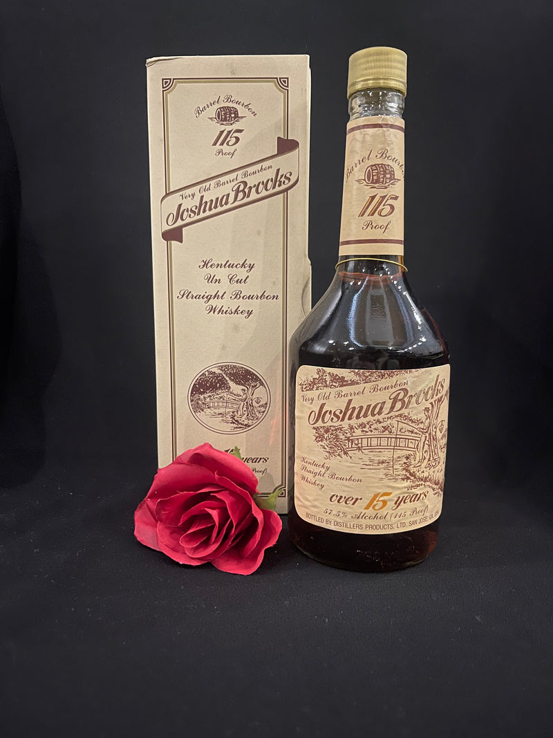 Joshua Brooks Very Old Barrel Bourbon 15yr w/ box 750ml 1990