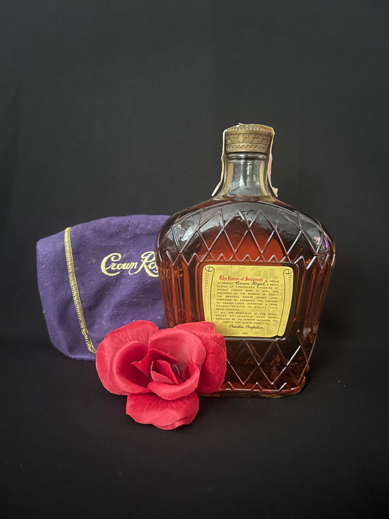 Crown Royal w/ bag 750ml 1976