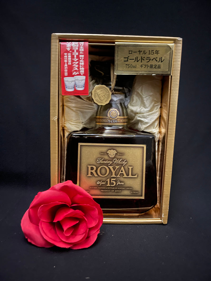 Suntory "Royal" 15yr w/ box 750ml 1990s