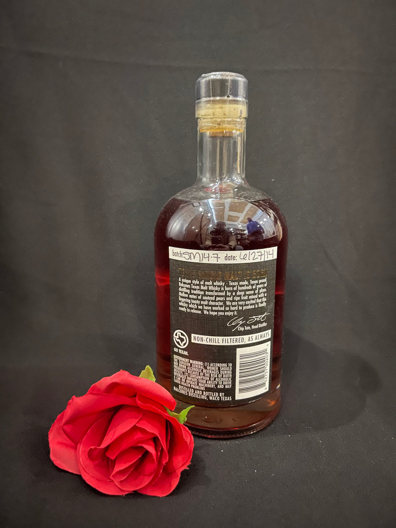 Balcones Texas Single Malt Whiskey 750ml 2014