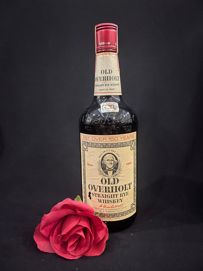 Old Overholt Rye, National Distillers (Distilled In Pennsylvania) 750ml 1972