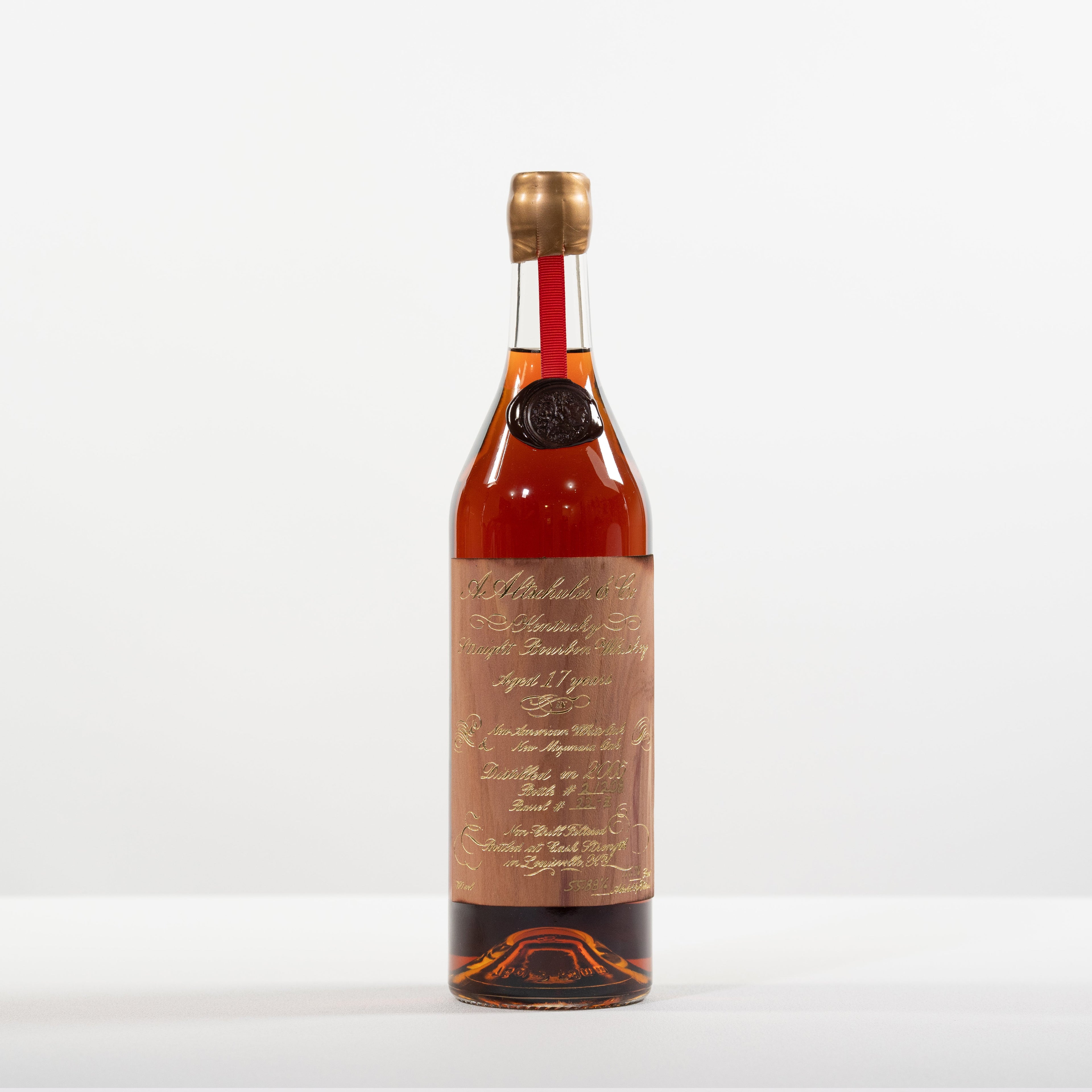 A. Altschuler 17 Year Kentucky Straight Bourbon Aged in American and Mizunara Oak Barrel 111.56 proof 22-Z