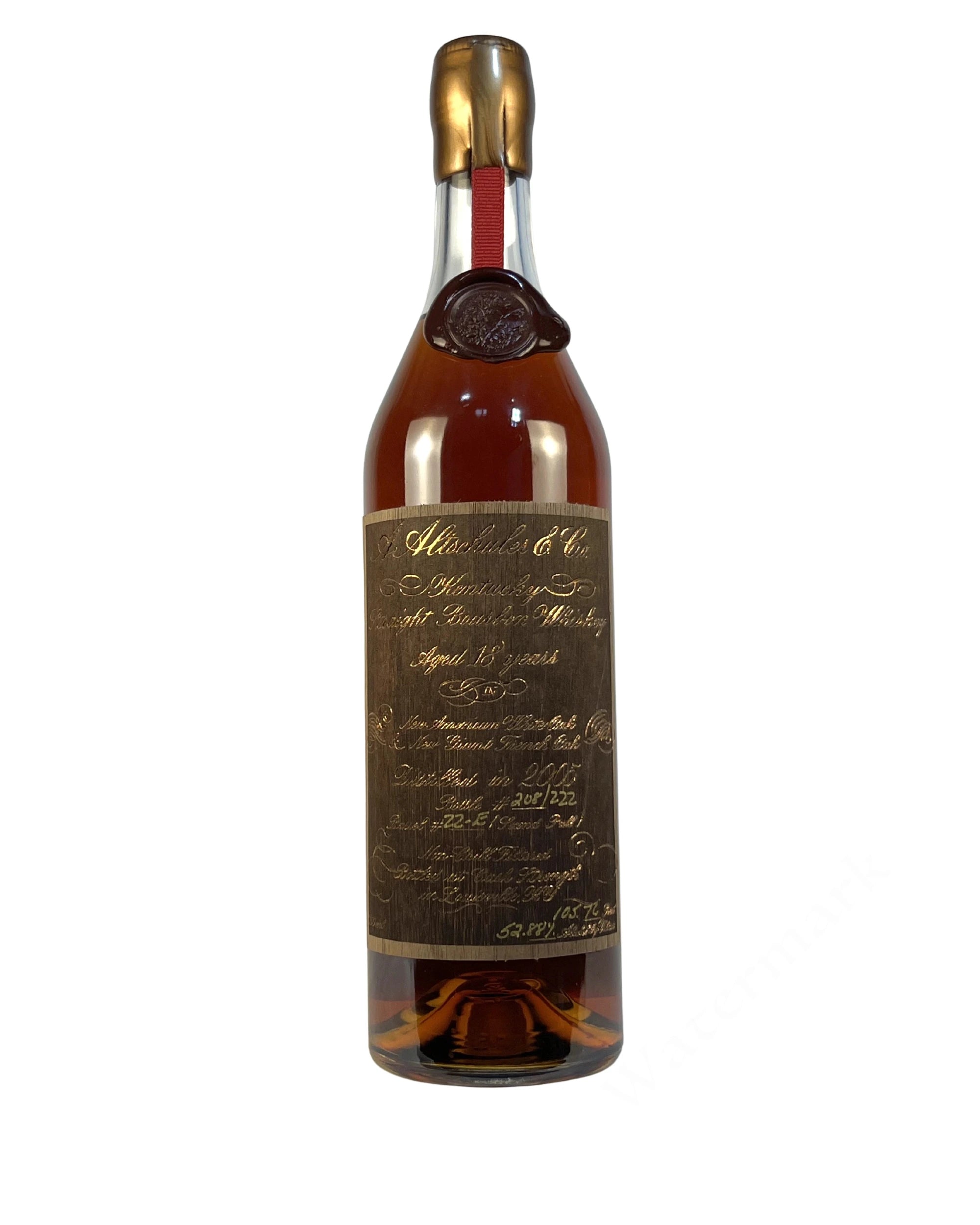 A. Altschuler 18 Yr. Bourbon 22-E