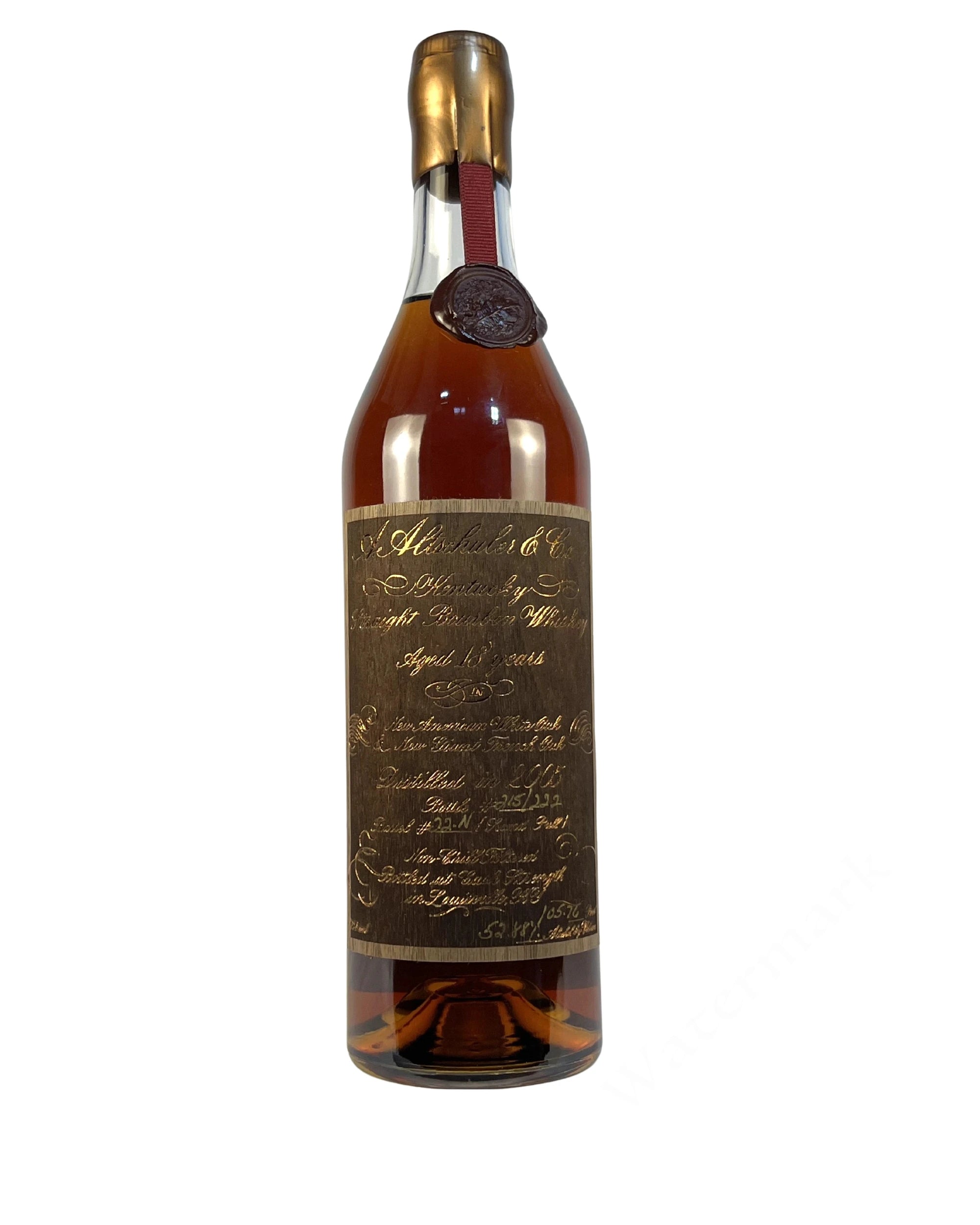 A. Altschuler 18 Yr. Bourbon 22-N