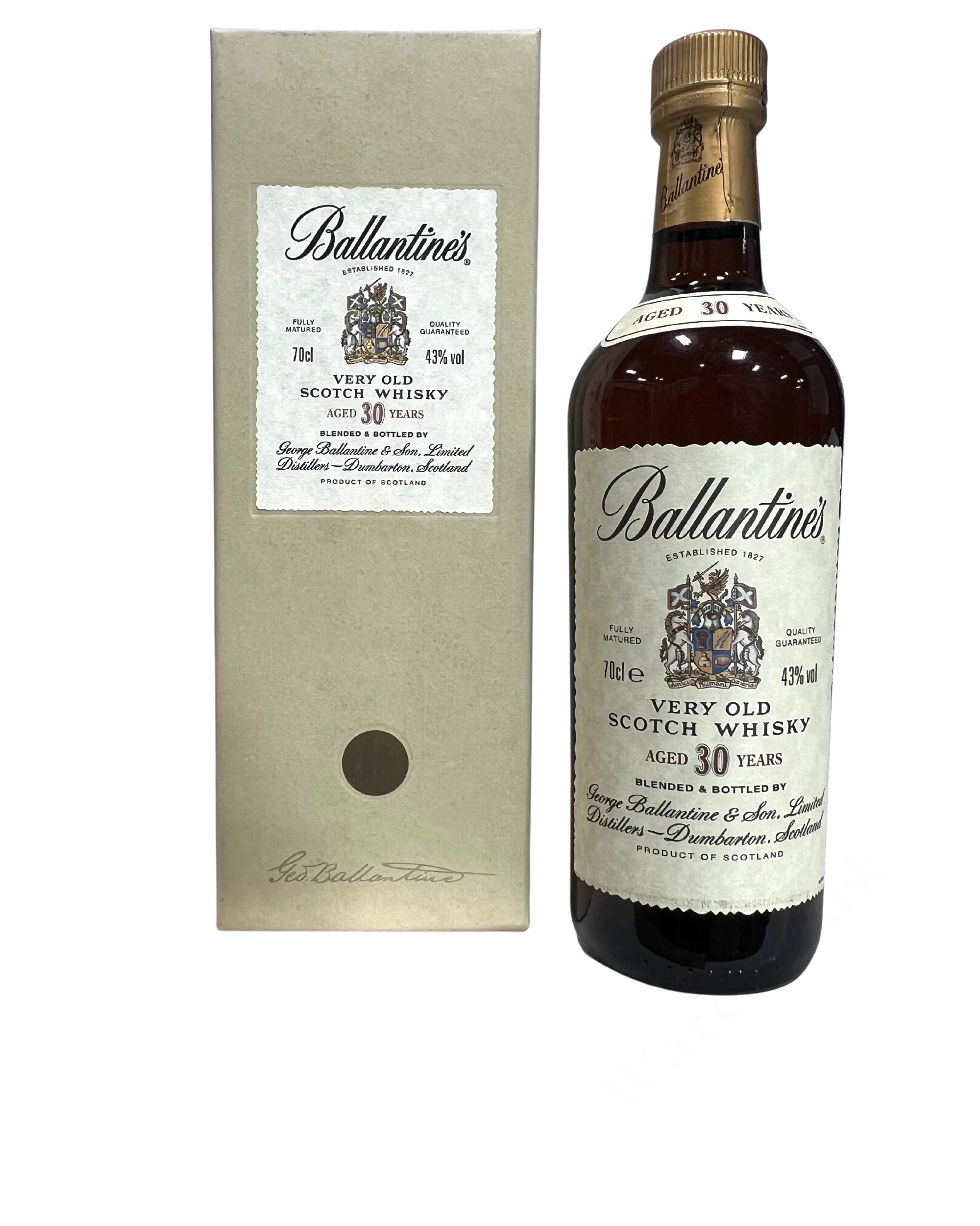 Ballantine's 30-year 1990's with box