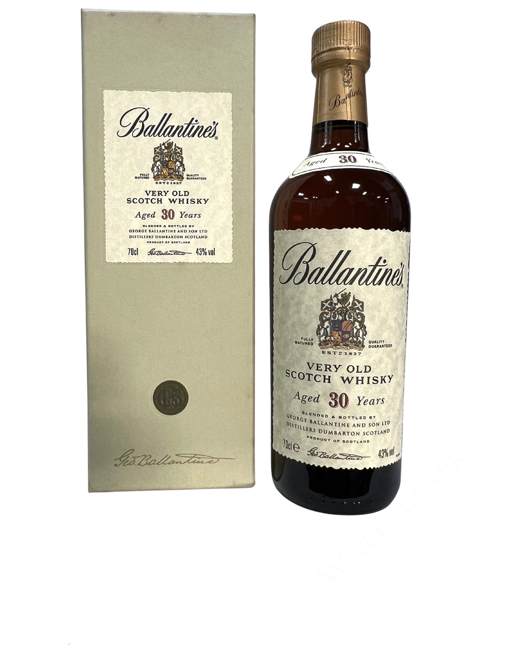 Ballantine's 30-year 1990's with box