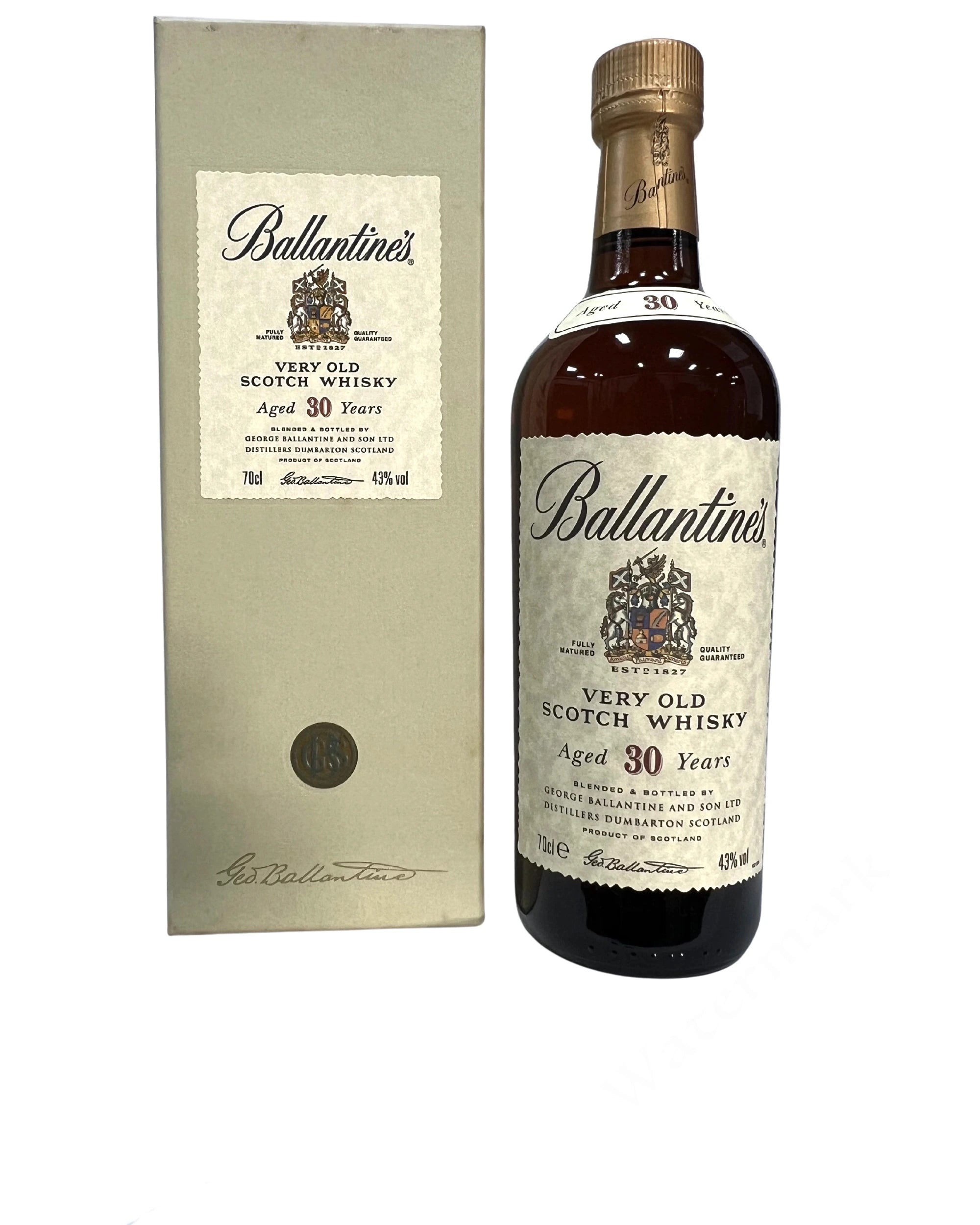 Ballantine's 30-year 1990's with box