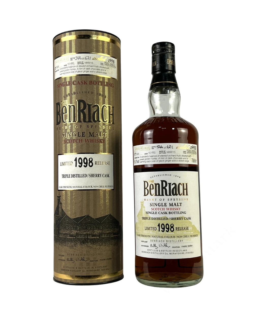 BenRiach Sherry Cask 56.1% 1998–2015