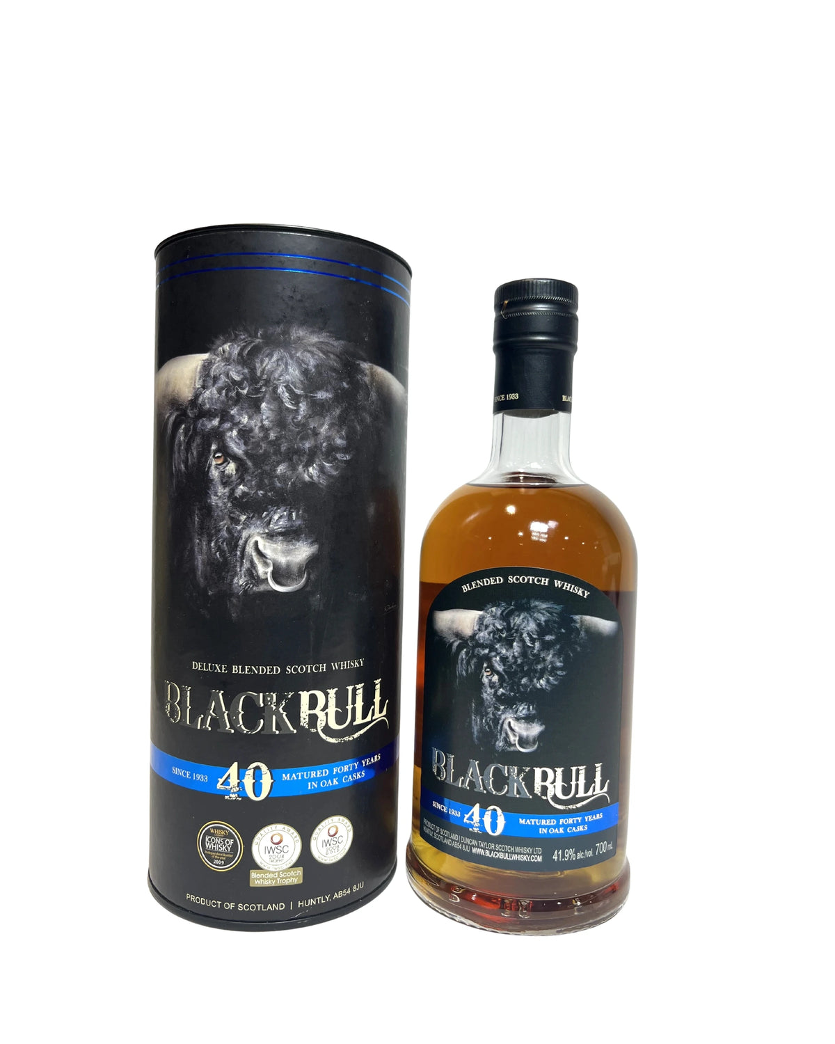 2012 Black Bull 40 Year Deluxe Blended Scotch Whisky (Batch 4) 83.8 Proof 700ml