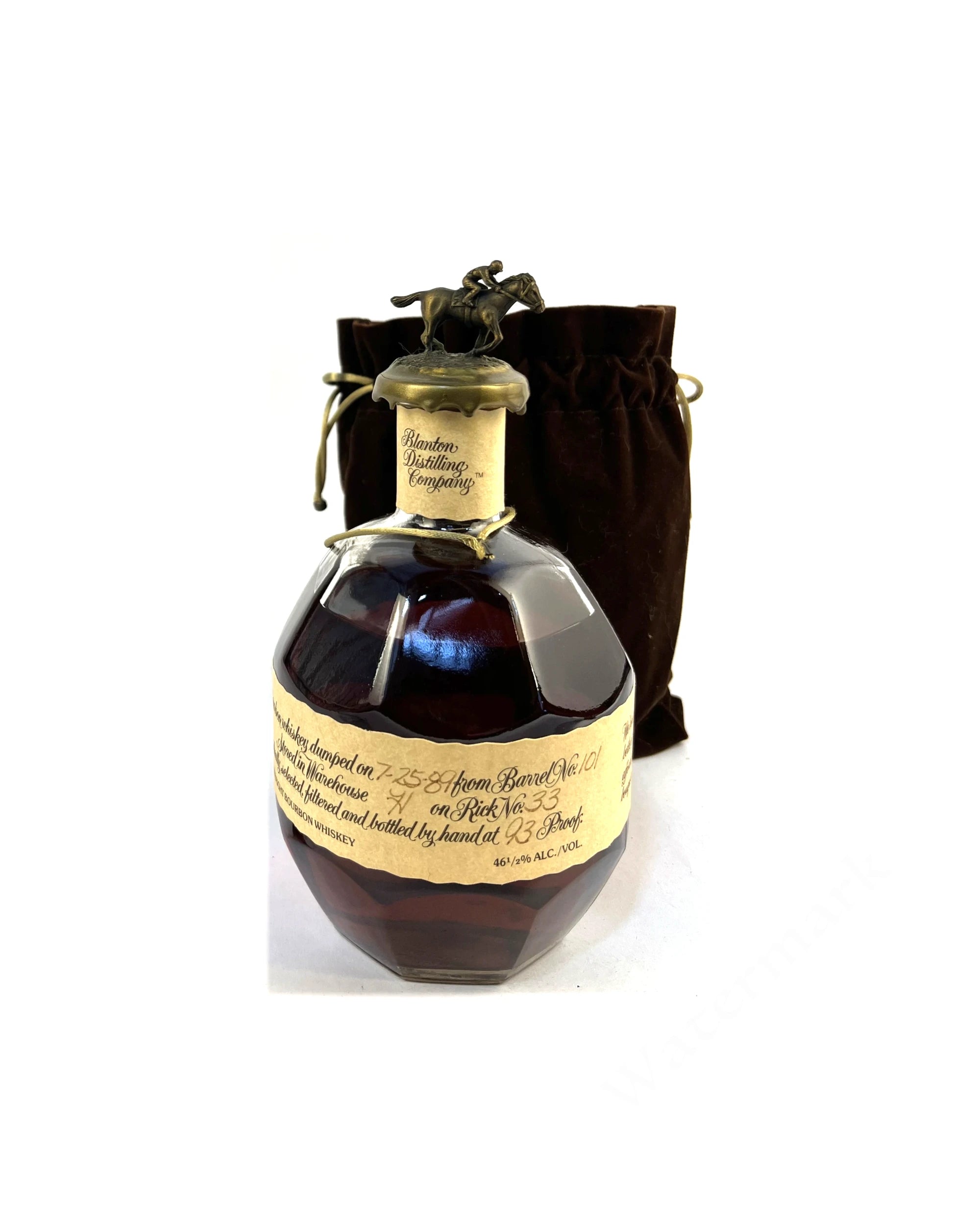 Blanton's Bourbon Whiskey 1989