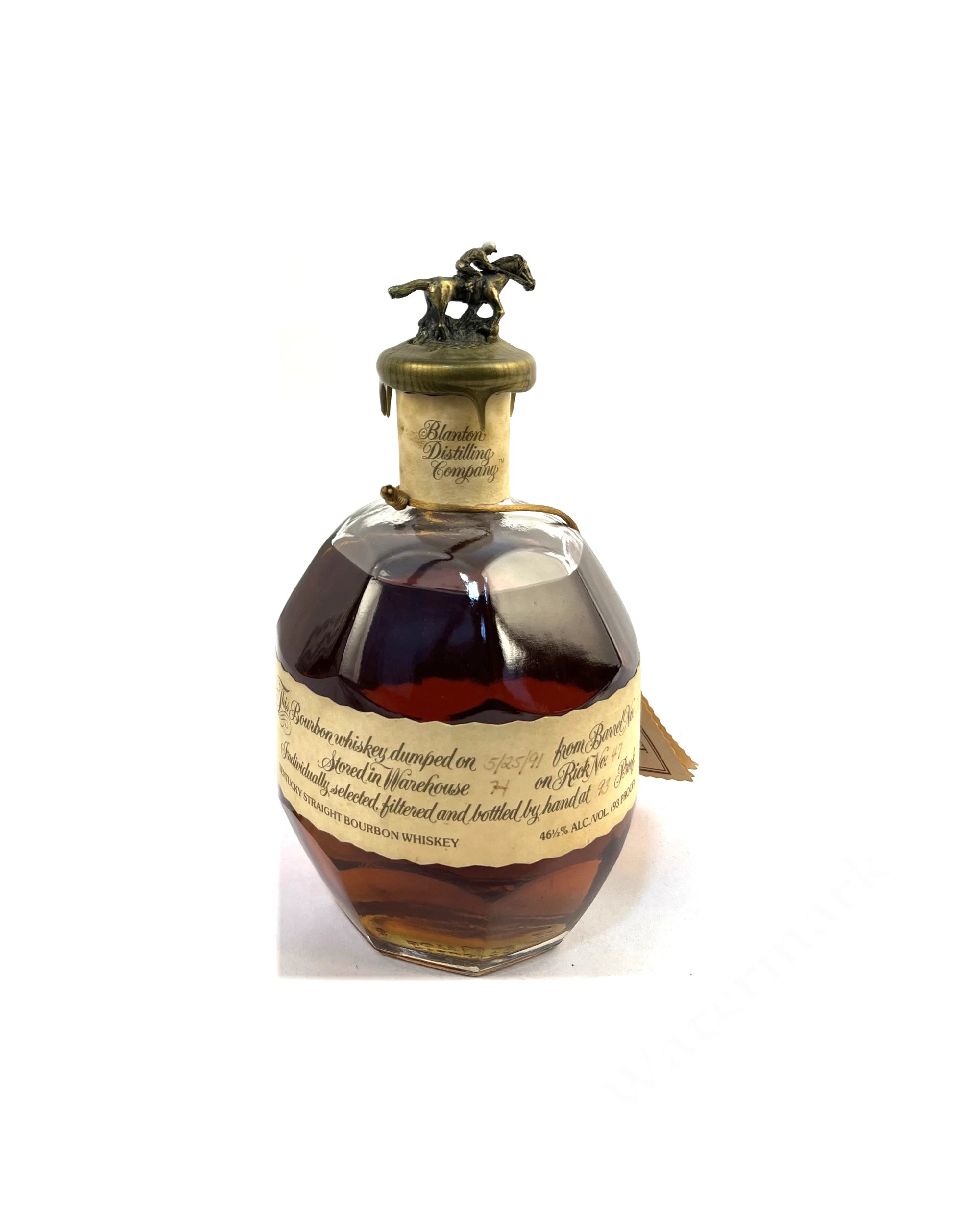 Blanton's Single Barrel 1991 (Small crack in wax)