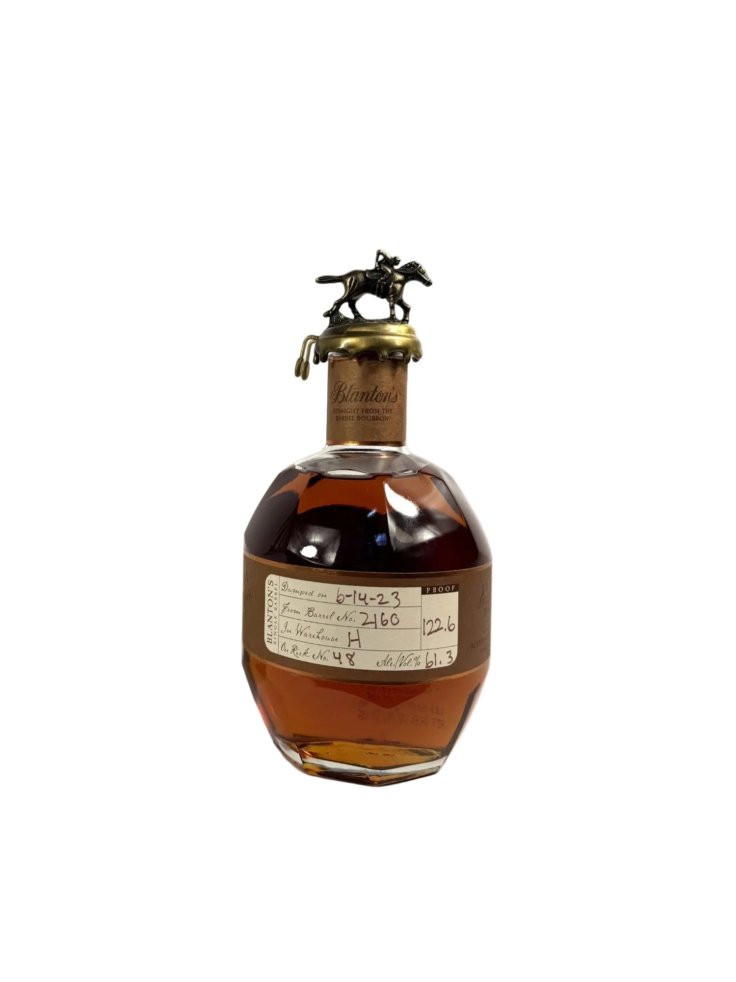 Blanton's Straight From The Barrel 122.6pf. 2023 700ml