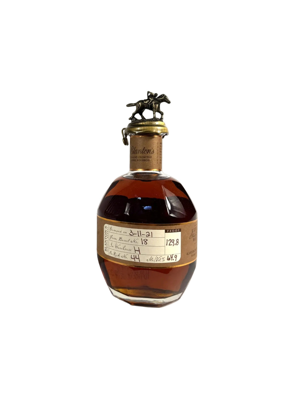 Blanton's Straight From The Barrel 129.8pf. 2021 700ml