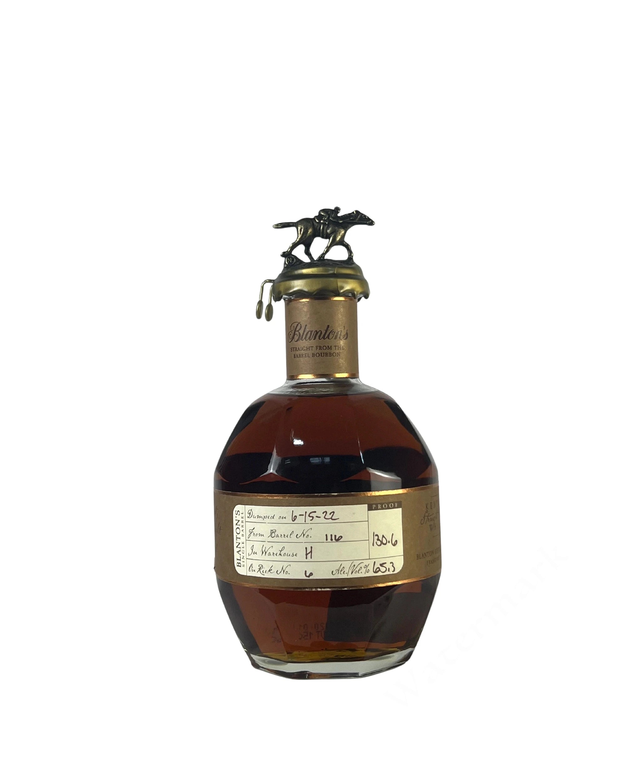 Blanton's Straight From The Barrel 130.6pf. 2022