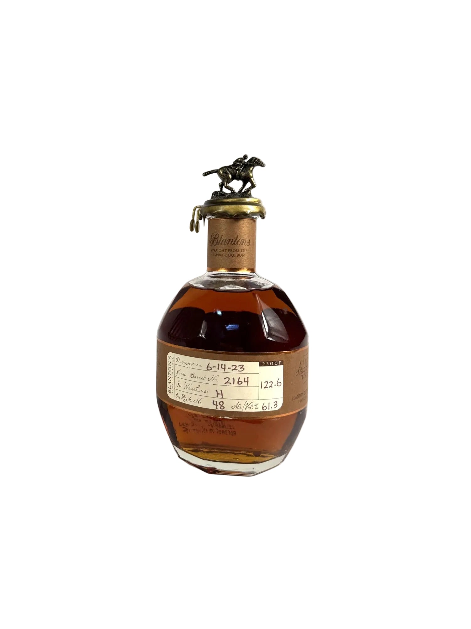 Blanton's Straight From The Barrel Bourbon 122.6pf. 2023 700ml