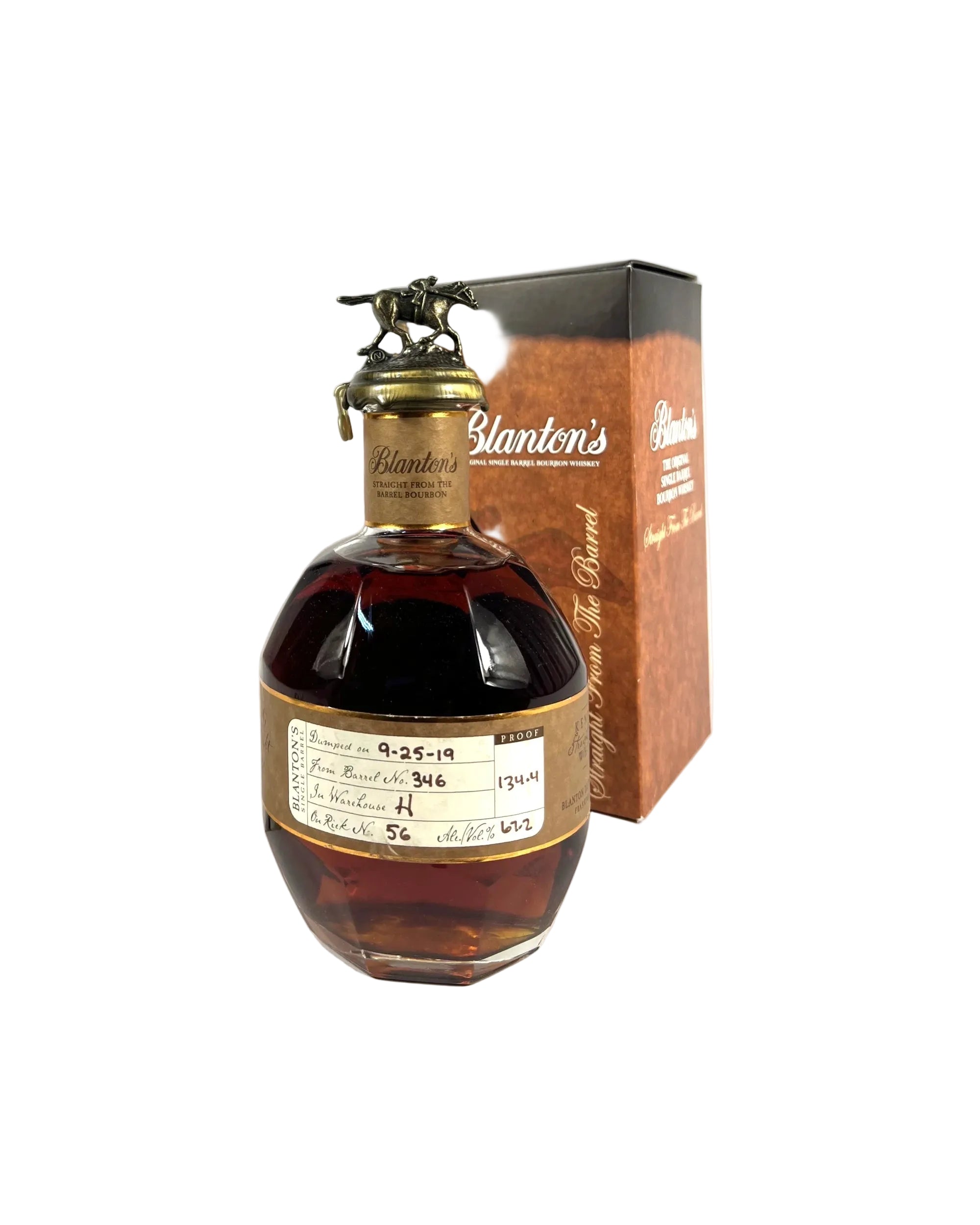 Blanton's Straight From The Barrel 134.4pf. 2019