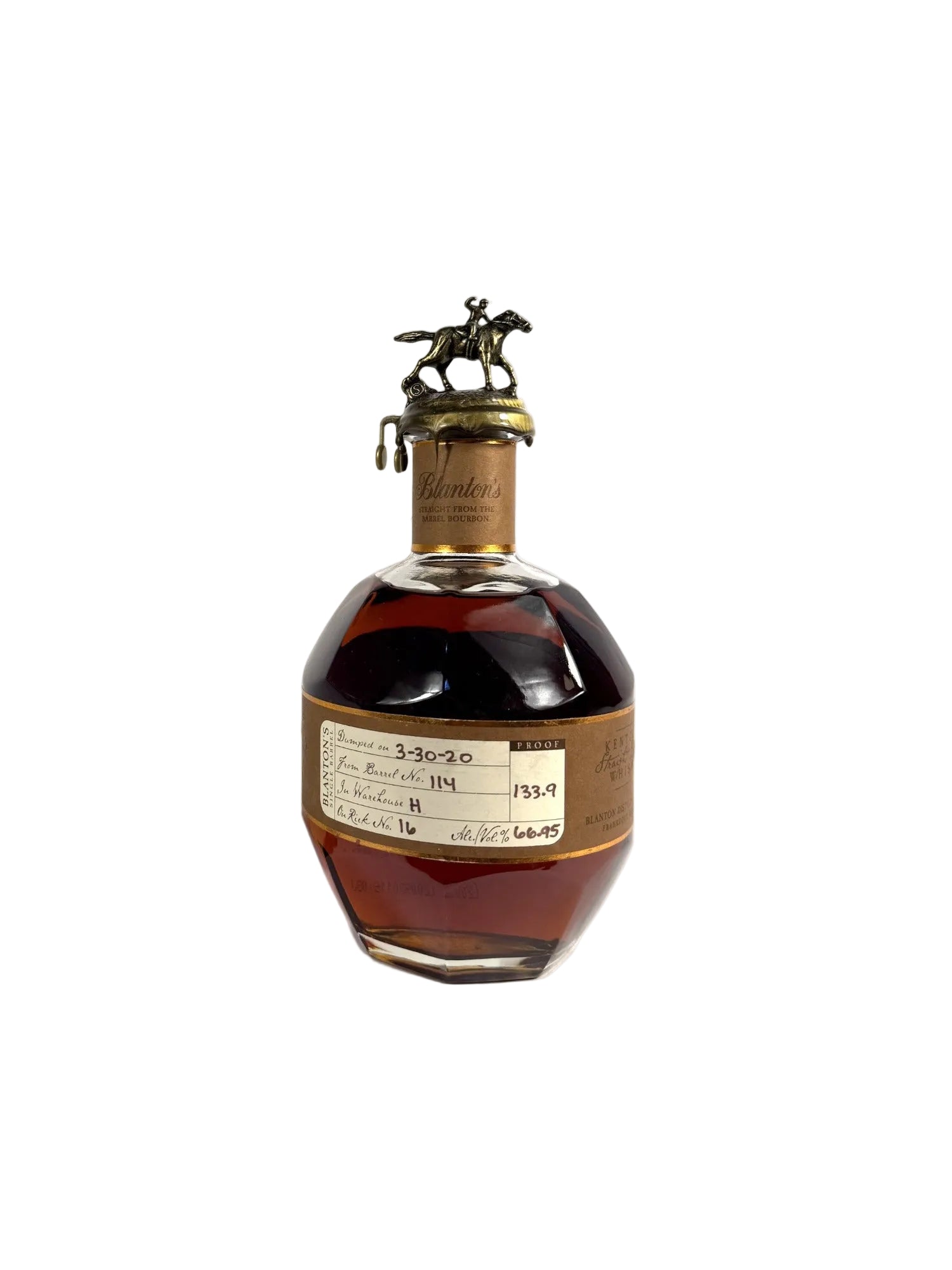Blanton's Straight from the Barrel 133.9pf. 2020 750ml