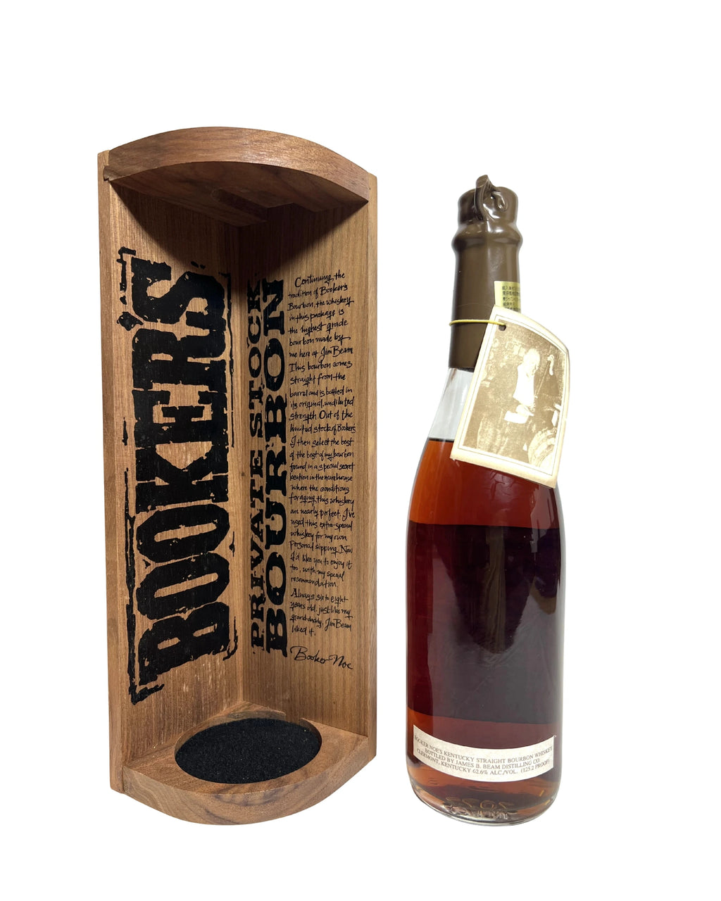 Booker's Brown Wax 6-Year (C-I-27-82) 1982 125.2 Proof 750ml with box
