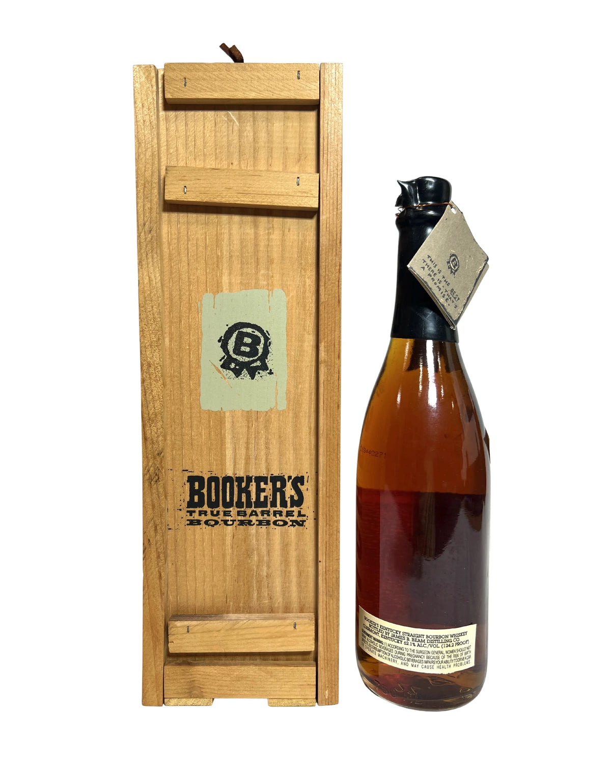 Booker's Black Wax 7-Year (C-K-03-82) 1982 124.2 Proof 750ml with box
